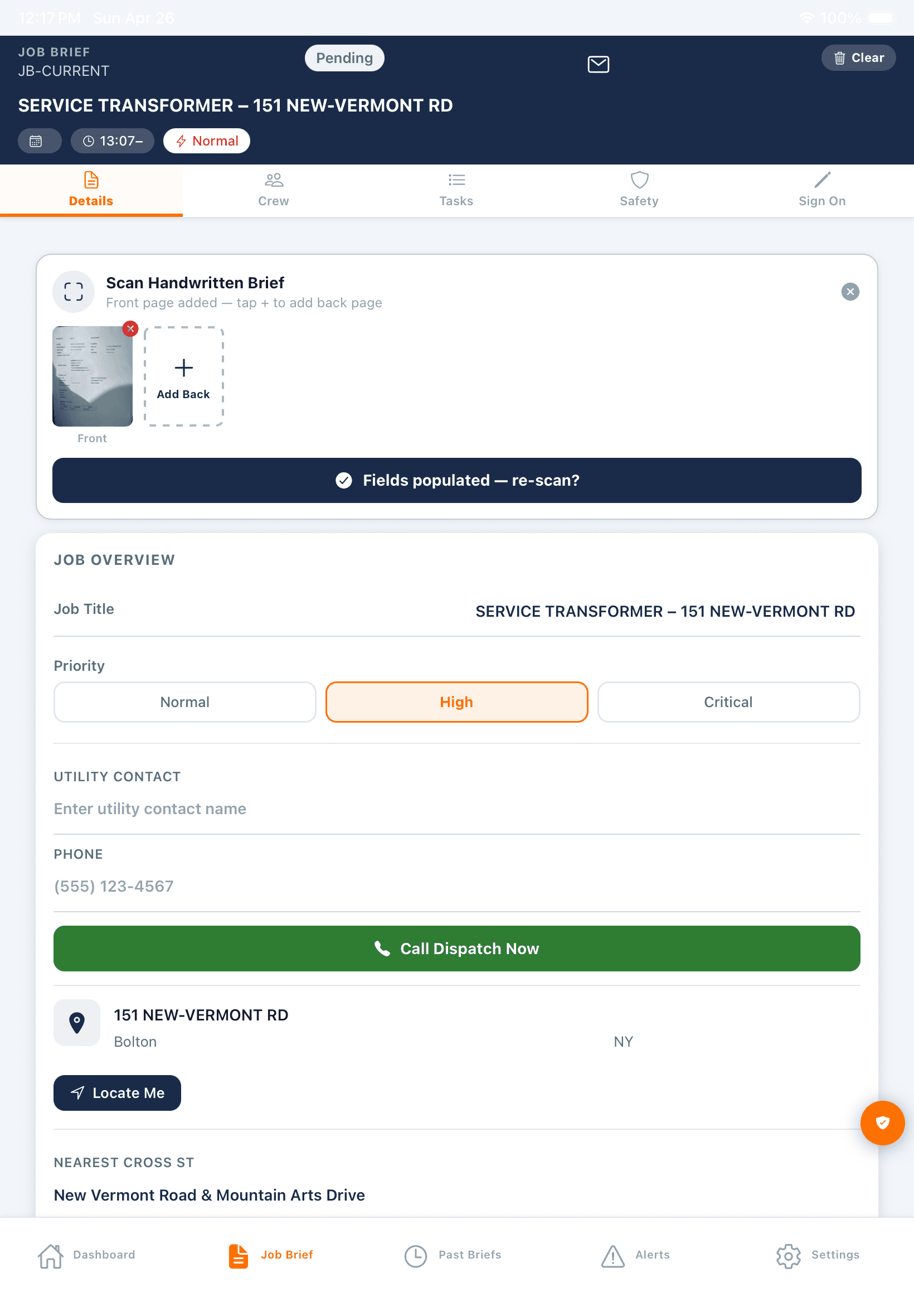 Field Manager Pro Create Digital or Scan handwritten briefs